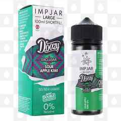 Sour Apple Kiwi by Imp Jar x Doozy E Liquid | 100ml Short Fill, Strength & Size: 0mg • 100ml (120ml Bottle)