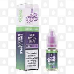 Sour Apple & Grape by Double Brew E Liquid | 10ml Nic Salt, Strength & Size: 20mg • 10ml
