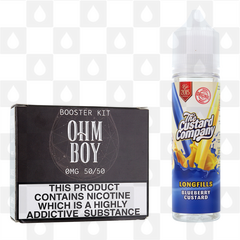 Blueberry Custard by The Custard Company E Liquid | 60ml Longfill, Nicotine Type: Nicotine Free, Strength & Size: 00mg • 60ml (50/50)