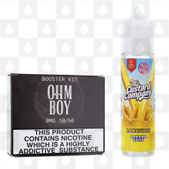 Banana Split by The Custard Company E Liquid | 60ml Longfill, Nicotine Type: Nicotine Free, Strength & Size: 00mg • 60ml (50/50)