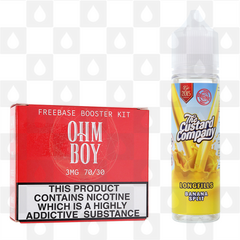 Banana Split by The Custard Company E Liquid | 60ml Longfill, Nicotine Type: Regular Nicotine, Strength & Size: 3mg • 60ml • Inc. Shots (70/30)
