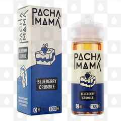 Blueberry Crumble by Pacha Mama E Liquid | 50ml & 100ml Short Fill, Strength & Size: 0mg • 100ml (120ml Bottle)
