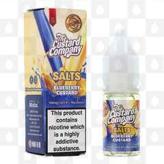 Blueberry Custard by The Custard Company E Liquid | 10ml Nic Salt, Strength & Size: 10mg • 10ml