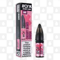 Cherry Berry Crush by Riot X E Liquid | 10ml Nic Salt, Strength & Size: 05mg • 10ml