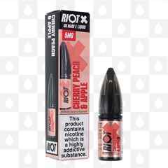 Cherry Peach & Apple by Riot X E Liquid | 10ml Nic Salt, Strength & Size: 20mg • 10ml