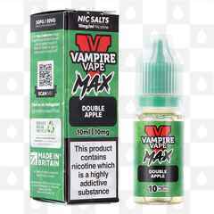 Double Apple by Vampire Vape Max E Liquid | 10ml Nic Salt, Strength & Size: 20mg • 10ml