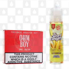 Lemon Custard by The Custard Company E Liquid | 60ml Longfill, Nicotine Type: Regular Nicotine, Strength & Size: 3mg • 60ml • Inc. Shots (70/30)