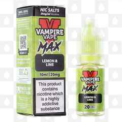 Lemon Lime by Vampire Vape Max E Liquid | 10ml Nic Salt, Strength & Size: 20mg • 10ml