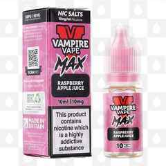 Raspberry Apple Juice by Vampire Vape Max E Liquid | 10ml Nic Salt, Strength & Size: 20mg • 10ml
