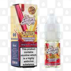 Strawberry Custard by The Custard Company E Liquid | 10ml Nic Salt, Strength & Size: 10mg • 10ml
