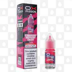 Strawberry Raspberry Cherry by Ox Passion | 10ml Nic Salt, Strength & Size: 10mg • 10ml