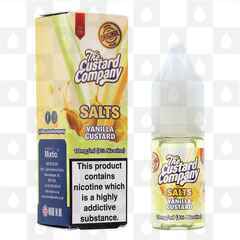 Vanilla Custard by The Custard Company E Liquid | 10ml Nic Salt, Strength & Size: 20mg • 10ml