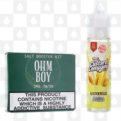 Vanilla Custard by The Custard Company E Liquid | 60ml Longfill, Nicotine Type: Nicotine Salt, Strength & Size: 3mg Salt • 60ml • Inc. Shots (70/30)