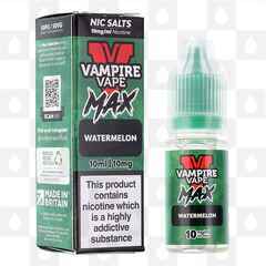 Watermelon by Vampire Vape Max E Liquid | 10ml Nic Salt, Strength & Size: 05mg • 10ml