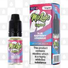 Blue Raspberry Lemonade by Mix Labs E Liquid | 10ml Nic Salt, Strength & Size: 05mg • 10ml