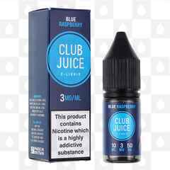 Blue Raspberry by Club Juice 50/50 E Liquid | 10ml Bottles, Strength & Size: 03mg • 10ml