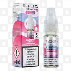 Blueberry Cherry Cranberry by Elfliq | Elf Bar E Liquid | Nic Salt, Strength & Size: 05mg • 10ml