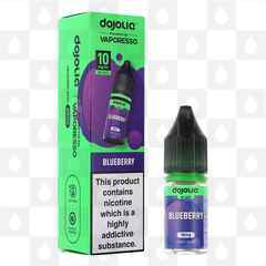 Blueberry by Dojoliq | Vaporesso E Liquid | 10ml Nic Salt, Strength & Size: 10mg • 10ml