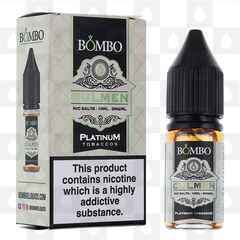 Culmen | Platinum Tobacco by Bombo E Liquid | 10ml Nic Salt, Strength & Size: 05mg • 10ml
