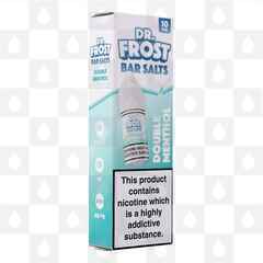 Double Menthol by Dr. Frost Bar Salt E Liquid | 10ml Nic Salt, Strength & Size: 10mg • 10ml