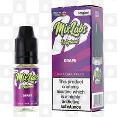 Grape by Mix Labs E Liquid | 10ml Nic Salt, Strength & Size: 05mg • 10ml