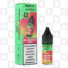 Kiwi Passionfruit Guava by Dojoliq | Vaporesso E Liquid | 10ml Nic Salt, Strength & Size: 10mg • 10ml