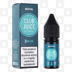 Menthol by Club Juice 50/50 E Liquid | 10ml Bottles, Strength & Size: 12mg • 10ml
