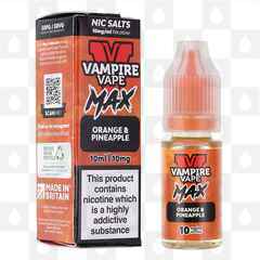 Orange Pineapple by Vampire Vape Max E Liquid | 10ml Nic Salt, Strength & Size: 05mg • 10ml