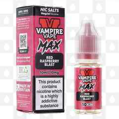 Red Raspberry Blast by Vampire Vape Max E Liquid | 10ml Nic Salt, Strength & Size: 20mg • 10ml