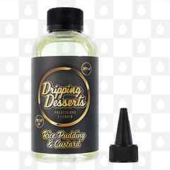 Rice Pudding & Custard by Dripping Desserts E Liquid | 200ml Short Fill, Strength & Size: 0mg • 200ml (240ml Bottle)