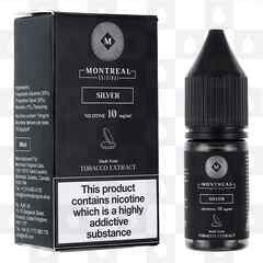 Silver by Montreal Original E Liquid | 10ml Nic Salt, Strength & Size: 10mg • 10ml