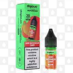 Sour Watermelon Candy by Dojoliq | Vaporesso E Liquid | 10ml Nic Salt, Strength & Size: 10mg • 10ml