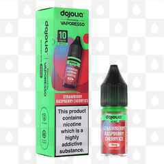 Strawberry Raspberry Cherry Ice by Dojoliq | Vaporesso E Liquid | 10ml Nic Salt, Strength & Size: 10mg • 10ml