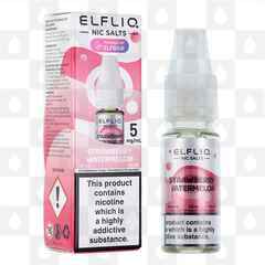 Strawberry Watermelon by Elfliq | Elf Bar E Liquid | Nic Salt, Strength & Size: 05mg • 10ml