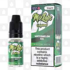 Watermelon Ice by Mix Labs E Liquid | 10ml Nic Salt, Strength & Size: 05mg • 10ml