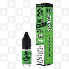 Apple & Pear On Ice | Just Juice Bar Reborn E Liquid | 10ml Nic Salt, Strength & Size: 05mg • 10ml