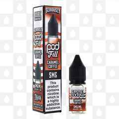 Caramel Coffee by Seriously Pod Fill E Liquid | 10ml Nic Salt, Strength & Size: 05mg • 10ml