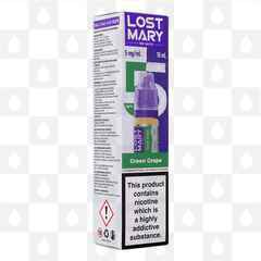 Green Grape by Lost Mary E Liquid | 10ml Nic Salt, Strength & Size: 05mg • 10ml