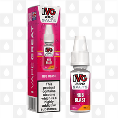 Hub Blast by IVG Pro E Liquid | 10ml Nic Salt, Strength & Size: 10mg • 10ml