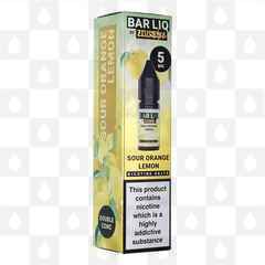 Sour Orange Lemon by Zeus Juice Bar Liq E Liquid | 10ml Nic Salt, Strength & Size: 05mg • 10ml