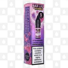Strawberry Cherry Razz by Zeus Juice Bar Liq E Liquid | 10ml Nic Salt, Strength & Size: 05mg • 10ml
