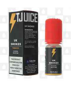 UK Smokes by T-Juice E Liquid | 10ml Bottles, Nicotine Strength: 6mg, Size: 10ml (1x10ml)