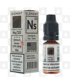 Chocolate Tobacco by Element NS20 E Liquid | 10ml Bottles, Nicotine Strength: 10mg - OOD, Size: 10ml (1x10ml)