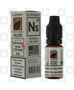 Honey Roasted Tobacco by Element NS20 E Liquid | 10ml Bottles, Nicotine Strength: NS 10mg, Size: 10ml (1x10ml)