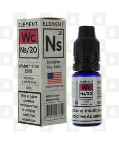 Watermelon Chill by Element NS20 E Liquid | 10ml Bottles, Nicotine Strength: NS 20mg, Size: 10ml (1x10ml)