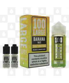Banana Haze by 100 Large E Liquid | 100ml Short Fill