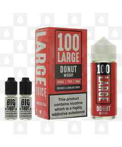 Donut Worry by 100 Large E Liquid | 100ml Short Fill