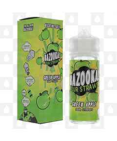 Green Apple Sour Straws by Bazooka E Liquid | 100ml Short Fill