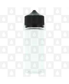 120ml Chubby V3 Bottle by Chubby Gorilla | Single Bottle, Selected Colour: Clear Bottle / Black Cap