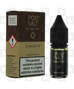Cigarette Nicotine Salt by Pod Salt E Liquid | 10ml Bottles, Nicotine Strength: 20mg (36mg) Nic Salt, Size: 10ml